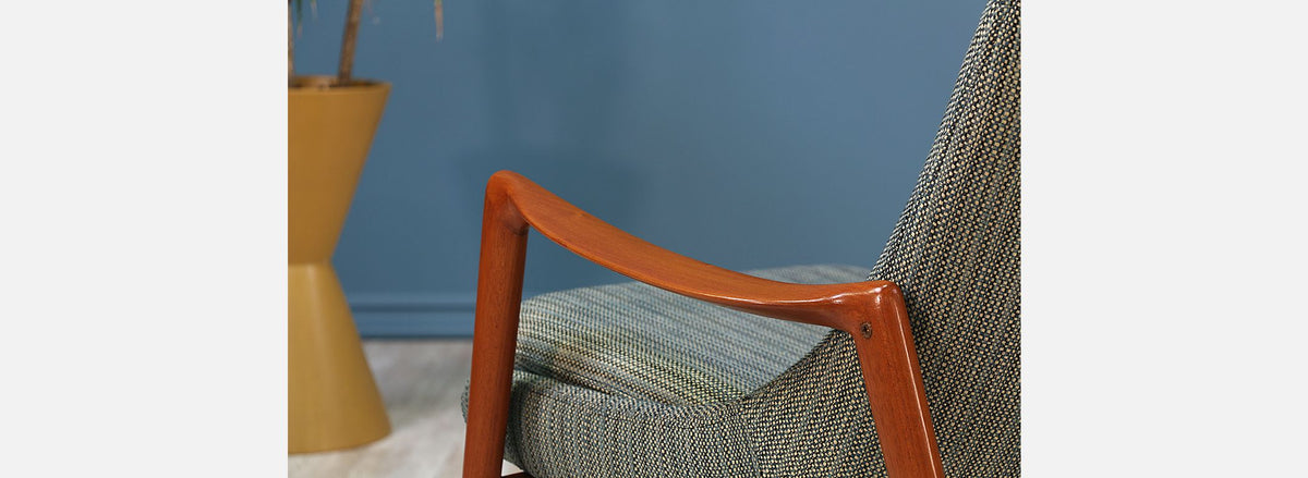 Adolf Relling Teak Lounge Chair for Dokka Møbler