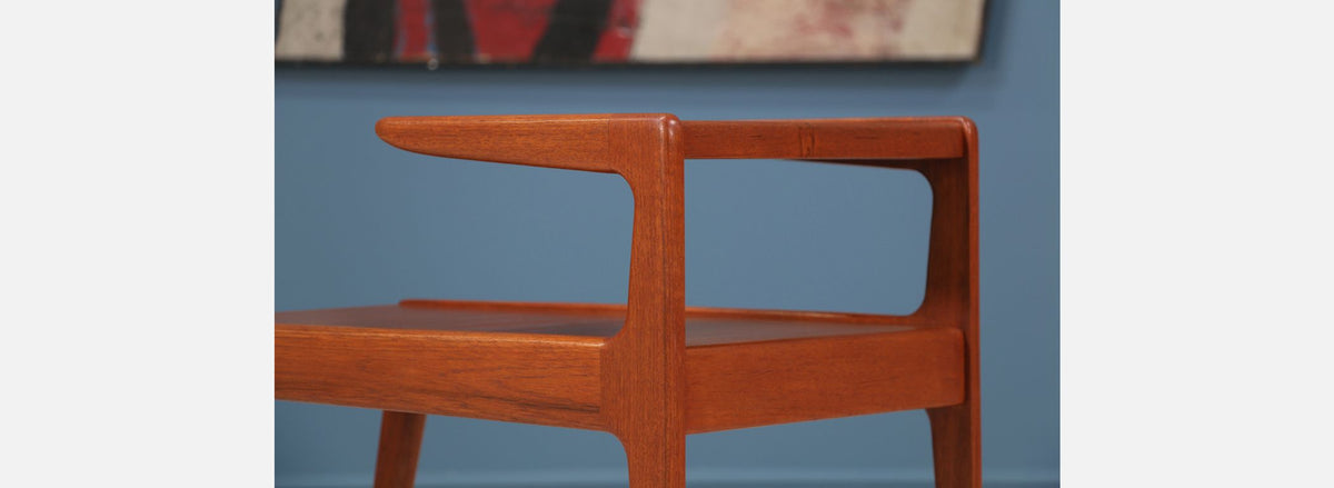 Kurt Østervig Teak Side Tables for Jason Møbler