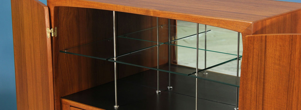 Torbjørn Afdal Teak Bar Cabinet for Mellemstrand Møbelfabrik