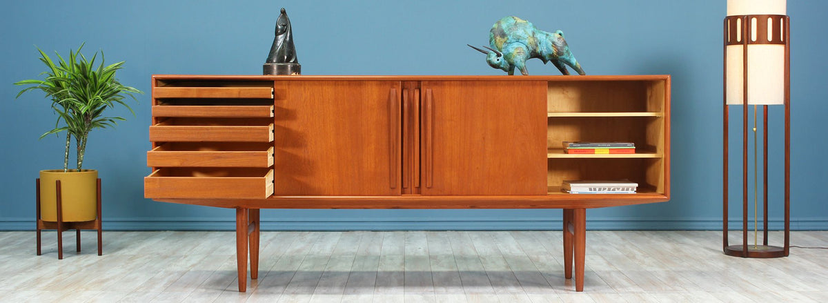 Kurt Østervig Model 26014 Teak Credenza