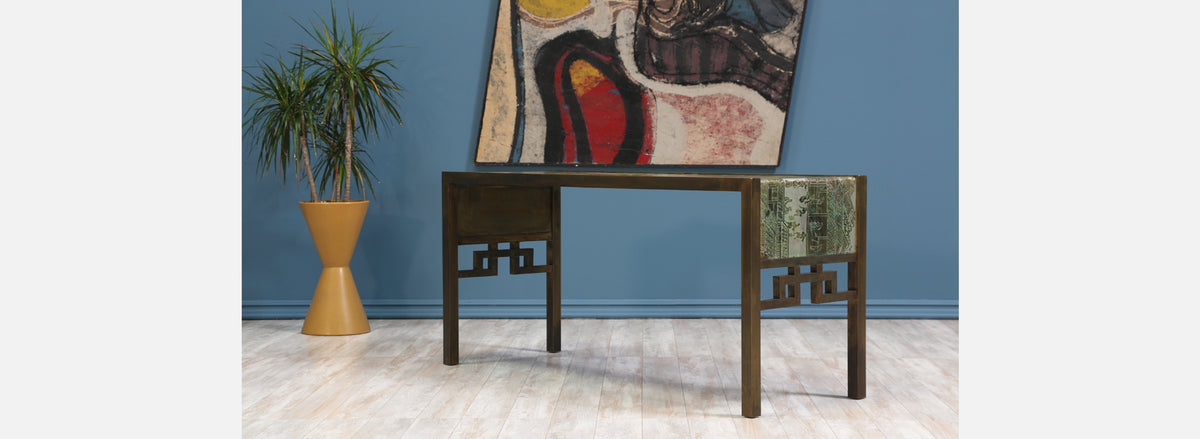 Philip and Kelvin LaVerne “Spring Festival” Console Table