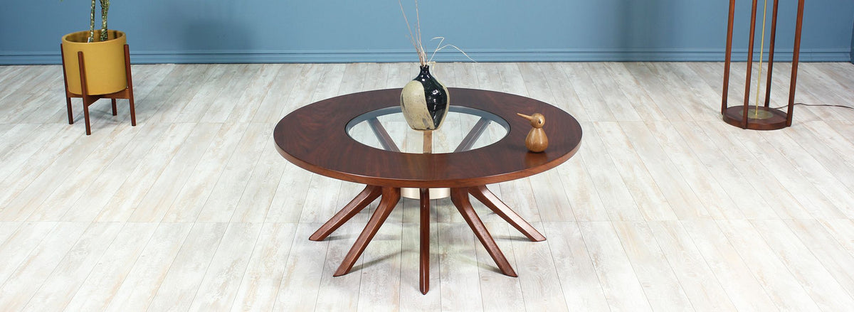 Mid-Century Brasilia "Cathedral" Coffee Table by Broyhill