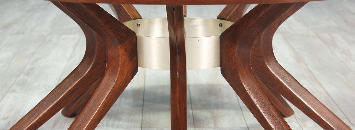 Mid-Century Brasilia "Cathedral" Coffee Table by Broyhill