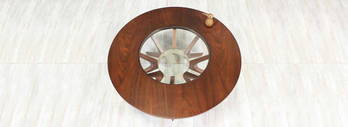 Mid-Century Brasilia "Cathedral" Coffee Table by Broyhill