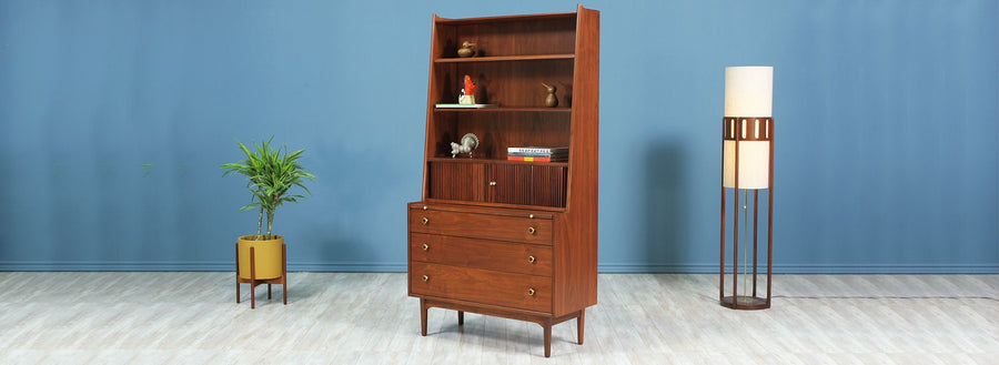 Kipp Stewart & Stewart MacDougall "Declaration" Bookshelf with Desk for Drexel