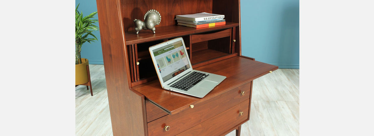 Kipp Stewart & Stewart MacDougall "Declaration" Bookshelf with Desk for Drexel