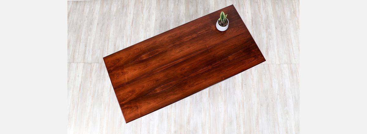 Kai Kristiansen Rosewood Desk with Bookcase for Feldballes Møbelfabrik