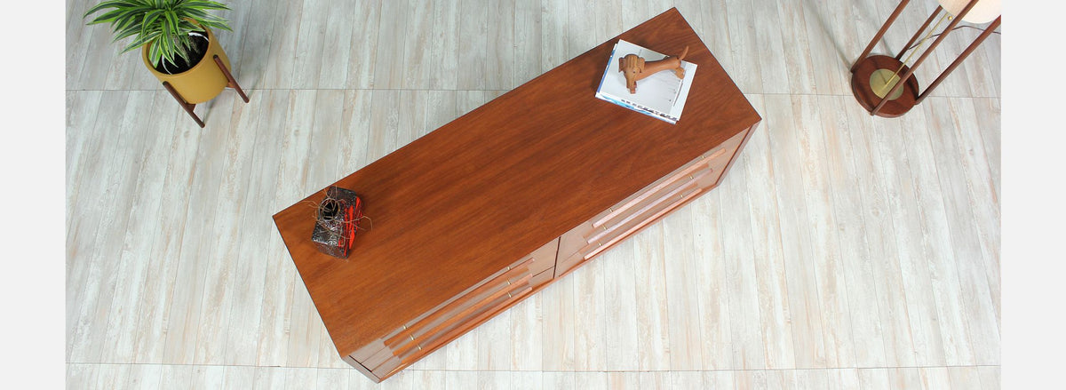 T.H Robsjohn-Gibbings Walnut Dresser for Widdicomb