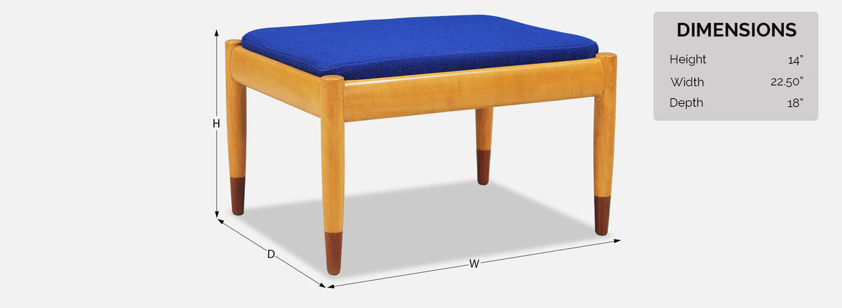 Danish Modern Stool by Peter Hvidt for France & Søn