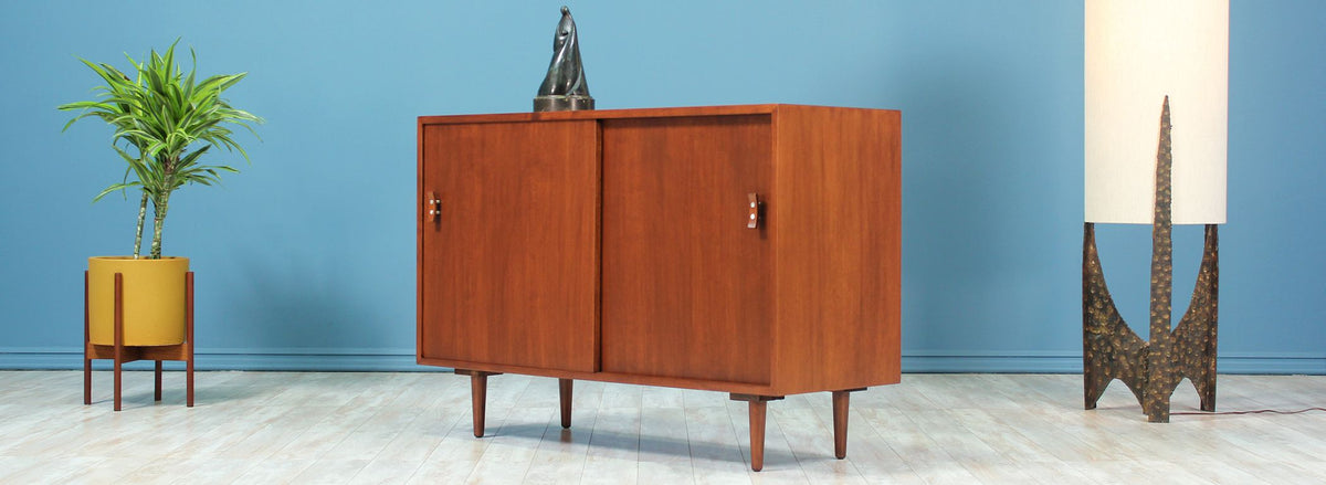 Stanley Young Credenza with Lacquer Drawers for Glenn of California