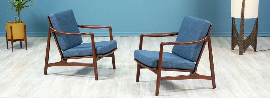 Tove & Edvard Kindt-Larsen Lounge Chairs for France & Daverkosen