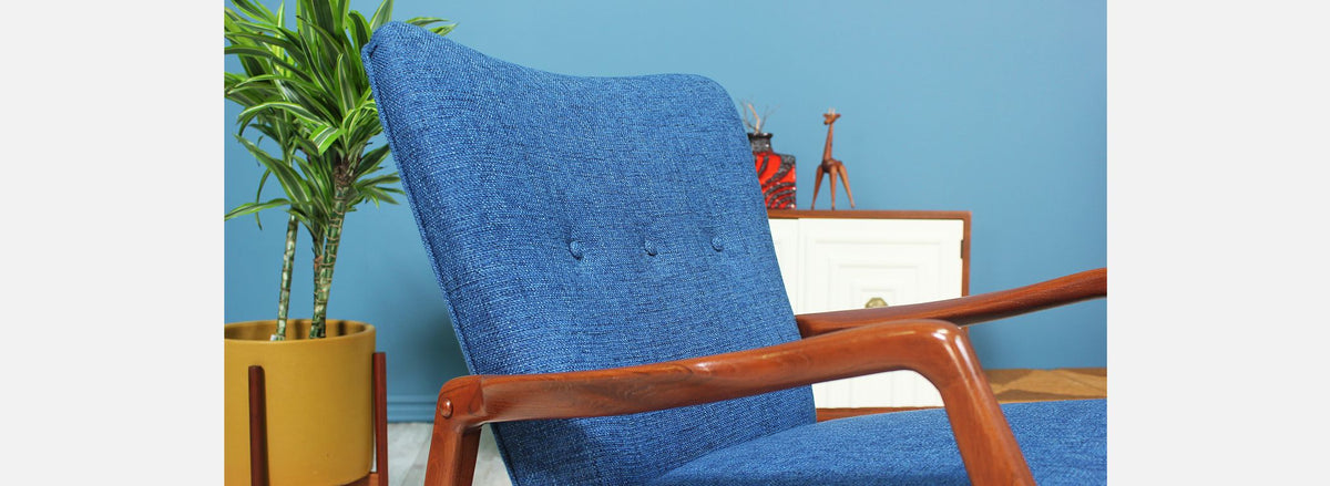 Kurt Olsen Model-215 Wing Back Chair for Slagelse Møbelvaerk