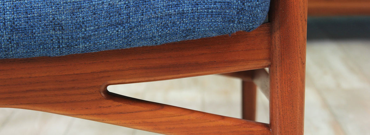 Kurt Olsen Model-215 Wing Back Chair for Slagelse Møbelvaerk