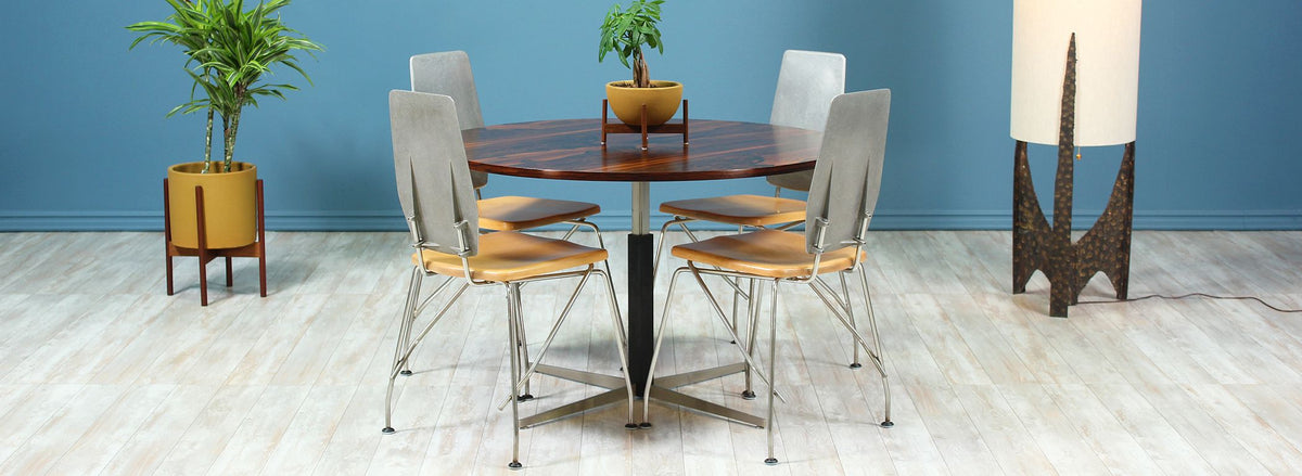 Mid-Century Modern Height-Adjustable Rosewood Dining / Coffee Table