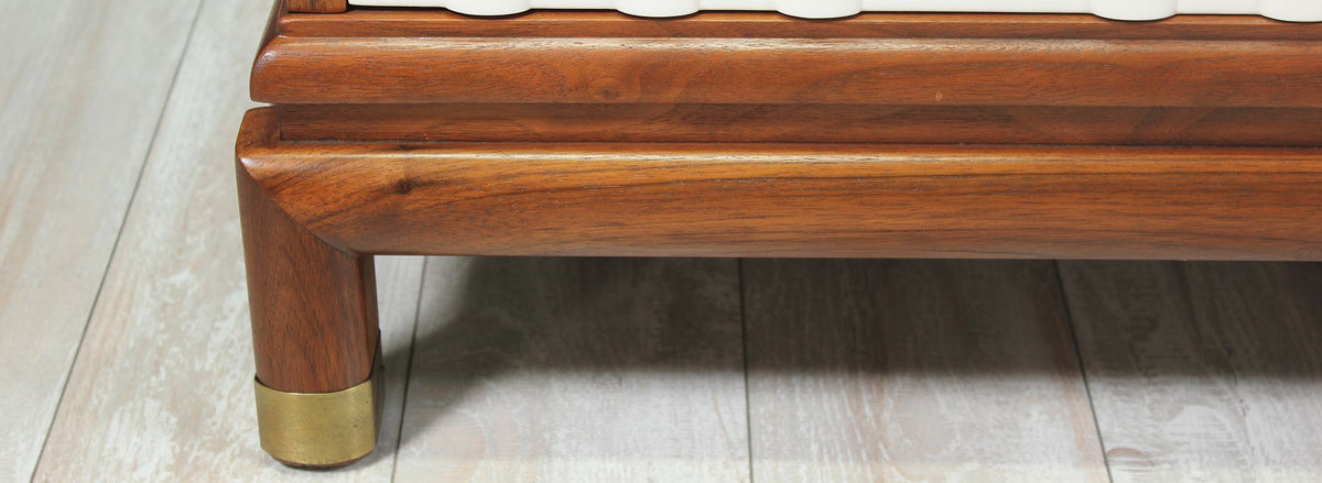 Renzo Rutili Credenza with Seating Bench for Johnson Furniture