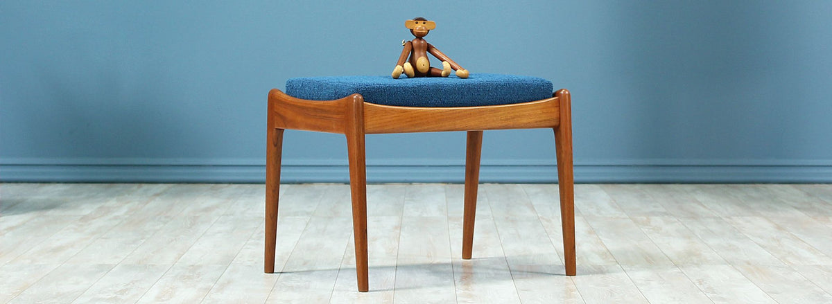 Danish Modern Teak Stool 