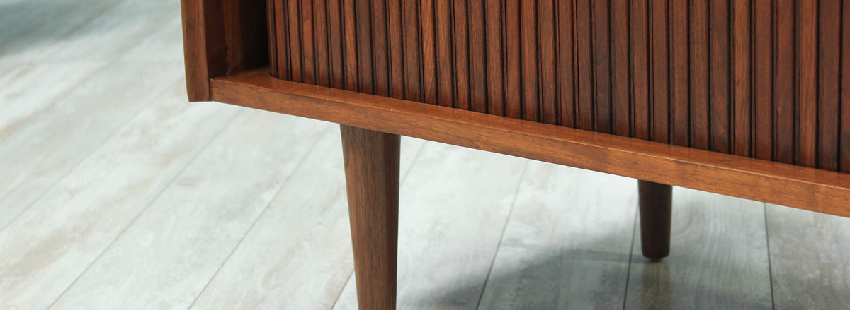 Merton L. Gershun Tambour-Door Credenza for Dillingham