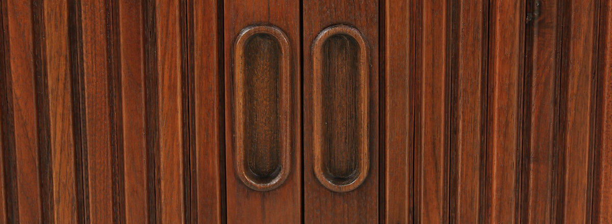 Merton L. Gershun Tambour-Door Credenza for Dillingham