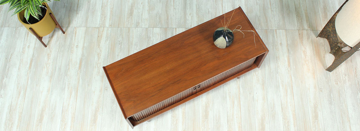 Merton L. Gershun Tambour-Door Credenza for Dillingham