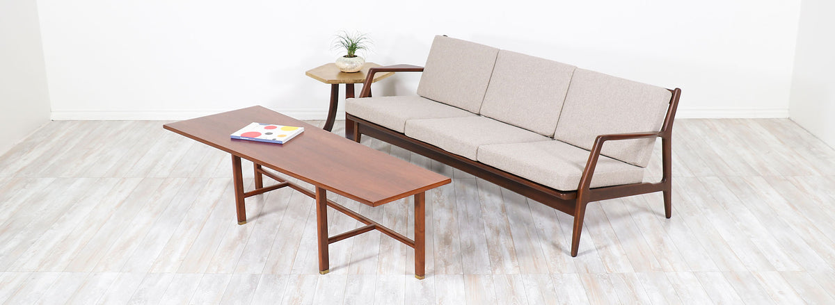 Edward J. Wormley Asymmetrical Coffee Table for Dunbar