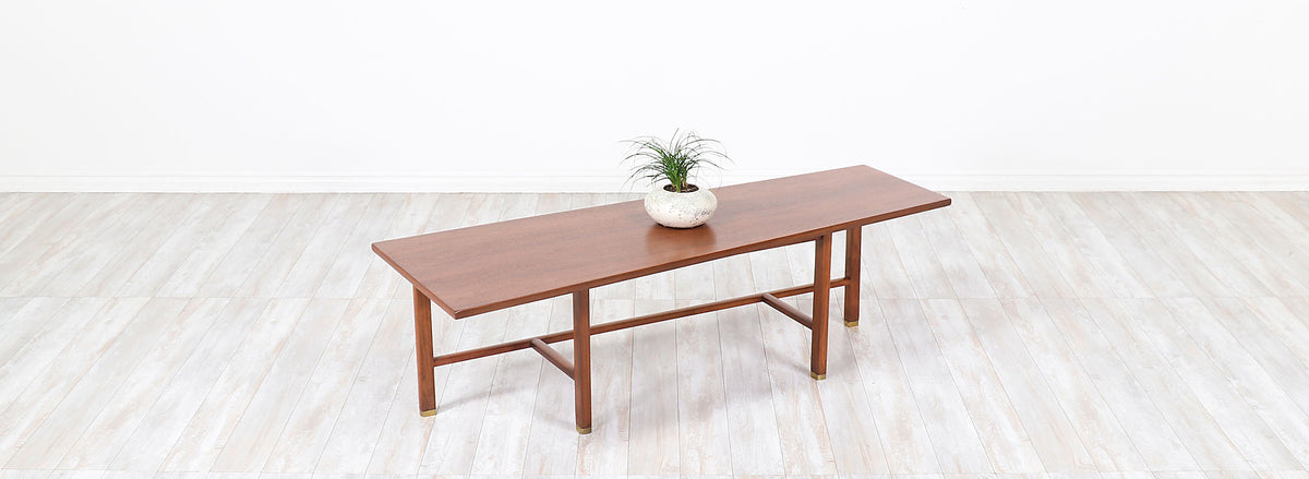 Edward J. Wormley Asymmetrical Coffee Table for Dunbar