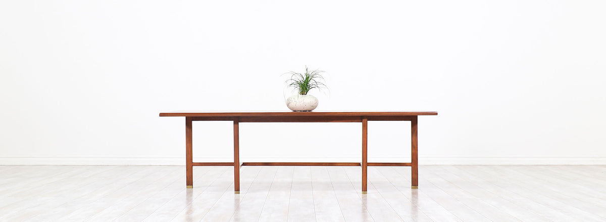 Edward J. Wormley Asymmetrical Coffee Table for Dunbar