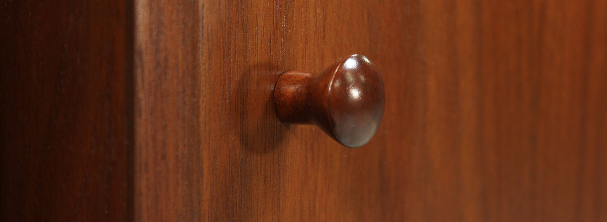 Milo Baughman Tambour-Door Credenza Walnut for Glenn of California 