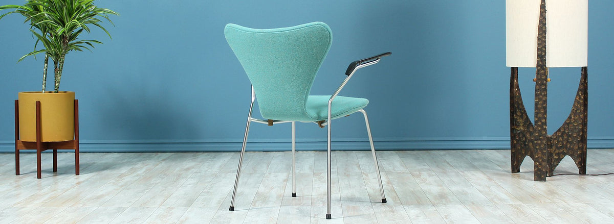 Arne Jacobsen Series-7 Desk Chair for Fritz Hansen