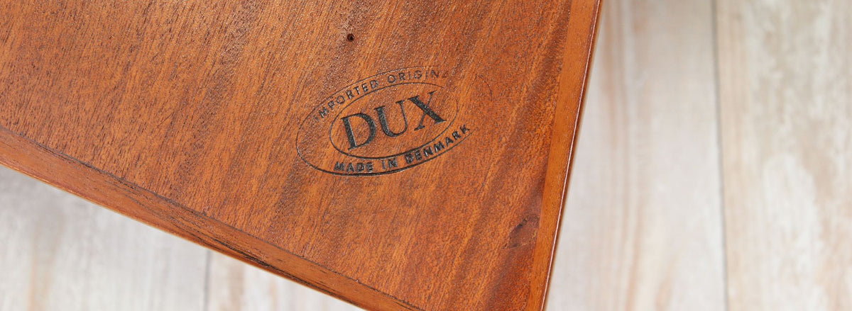 Swedish Modern Tri-Leg Teak Side Table by Dux