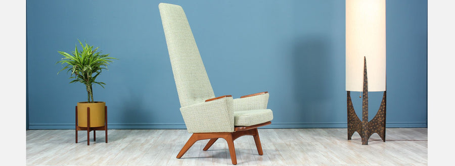 Adrian Pearsall "Slim Jim" High-Back Chair for Craft Associates