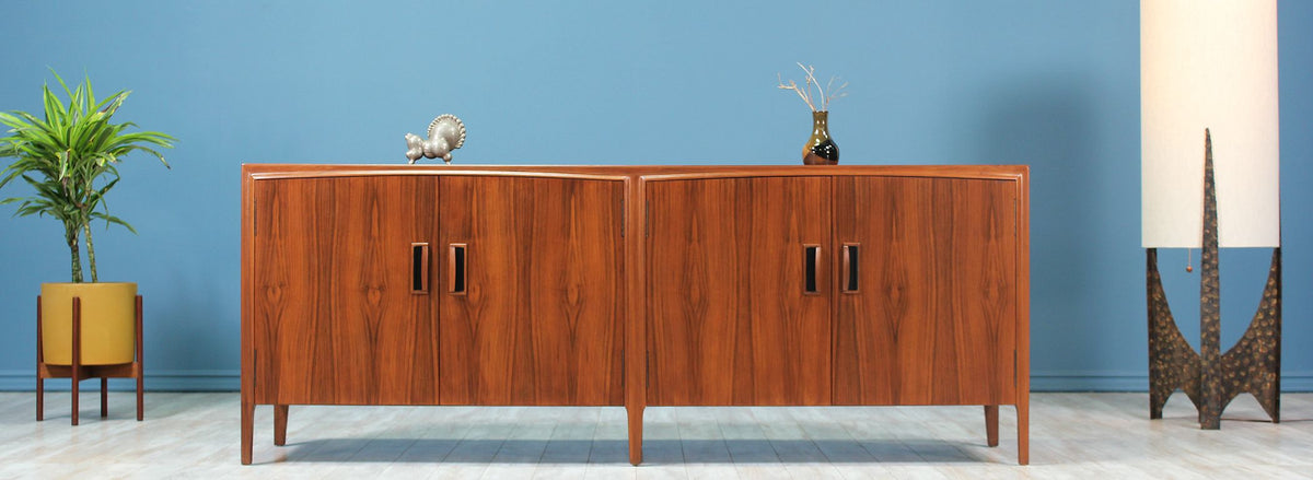 Mid-Century Modern Walnut Credenza
