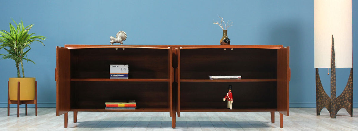 Mid-Century Modern Walnut Credenza