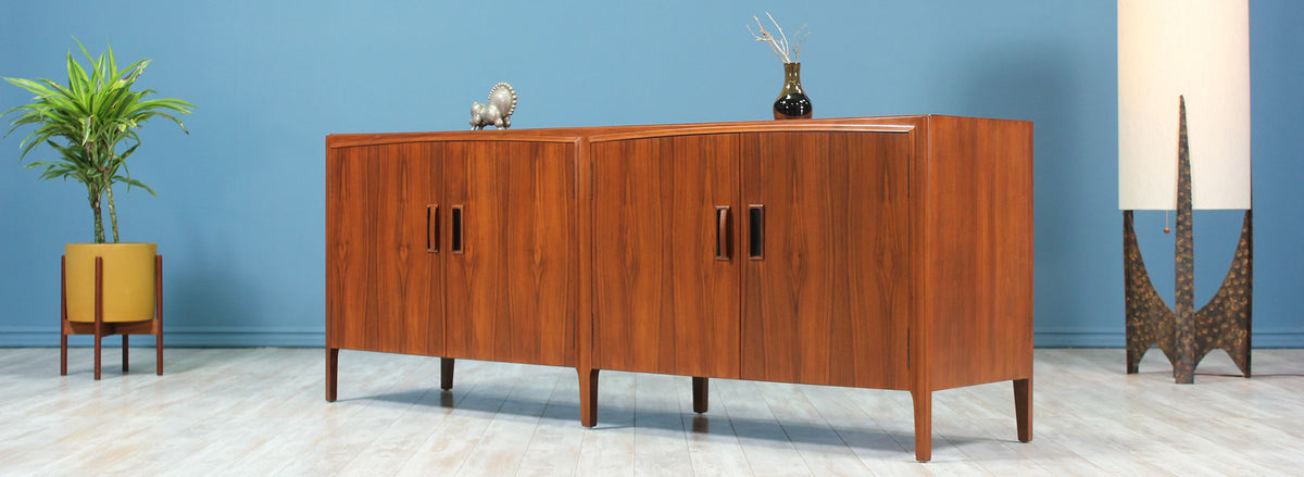 Mid-Century Modern Walnut Credenza