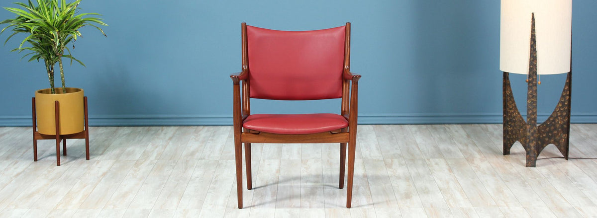 Hans J. Wegner JH-509 Walnut Arm Chairs for Johannes Hansen 2
