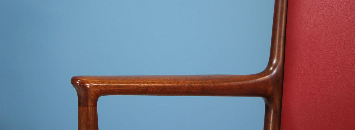 Hans J. Wegner JH-509 Walnut Arm Chairs for Johannes Hansen 2