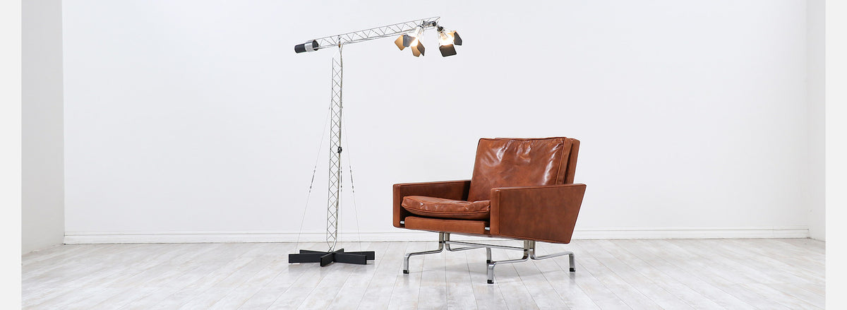 Vintage Curtis Jere "Crane" Floor Lamp for Artisan House, c.1977 