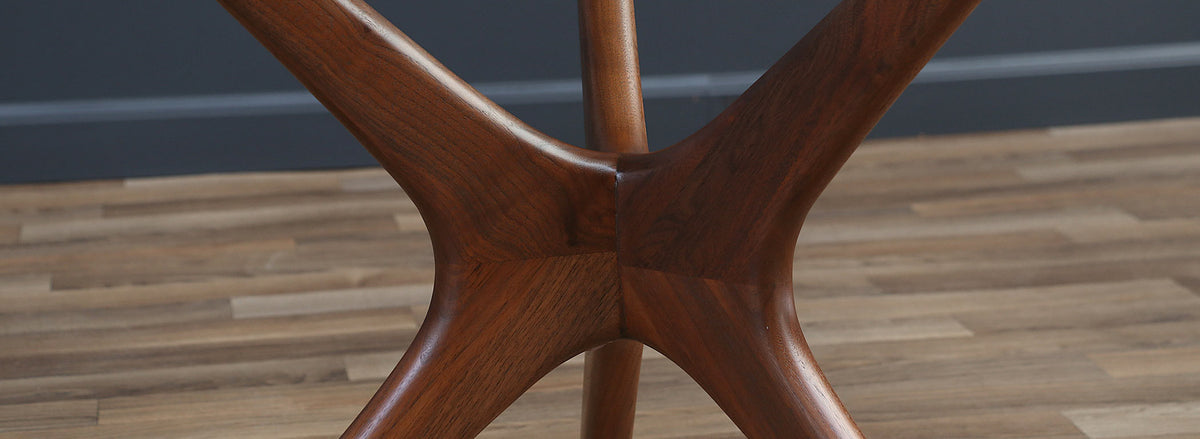 Adrian Pearsall "Jax" Sculpted Walnut Side Tables
