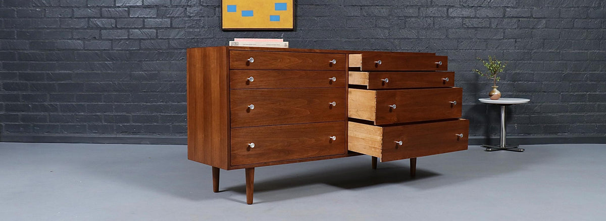 Walnut Dresser by Milo Baughman for Glenn of California