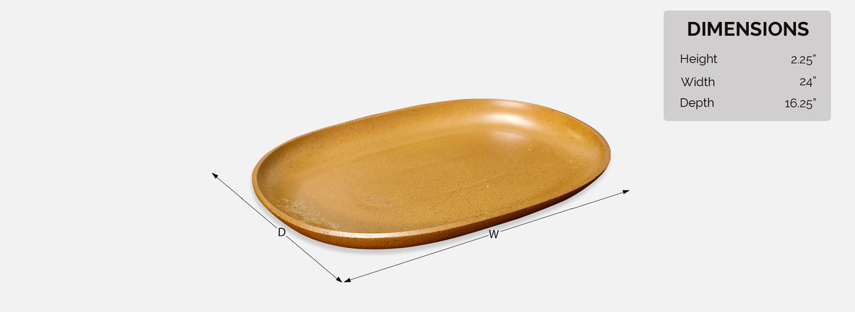 David Cressey Pro Artisan Stoneware Platter for Architectural Pottery