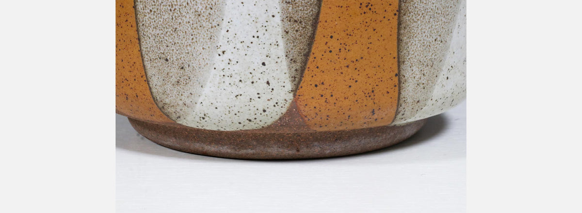 Californian Pro Artisan "Flame Glaze" Tire Planter by David Cressey & John Follis