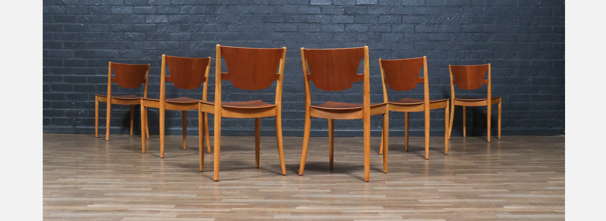 Børge Mogensen Stackable Dining Chairs for C.M. Madsens