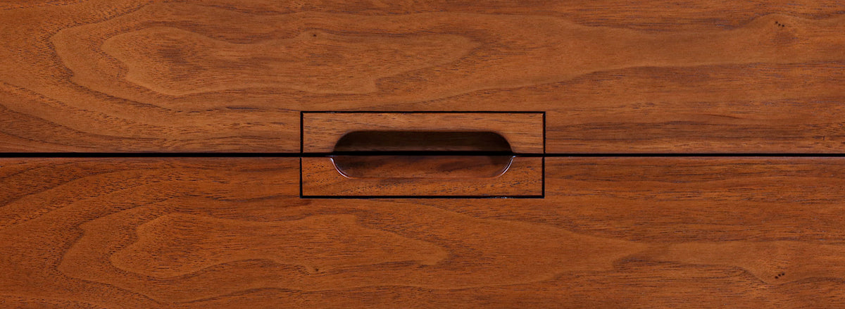 Mid-Century Modern 9-Drawer Walnut Dresser