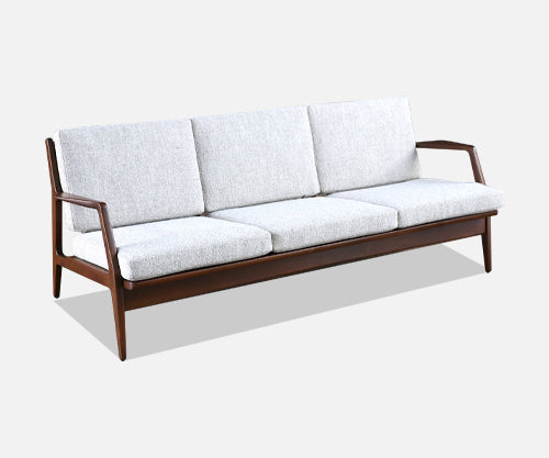 Danish Modern Sculpted Sofa by Ib Kofod-Larsen