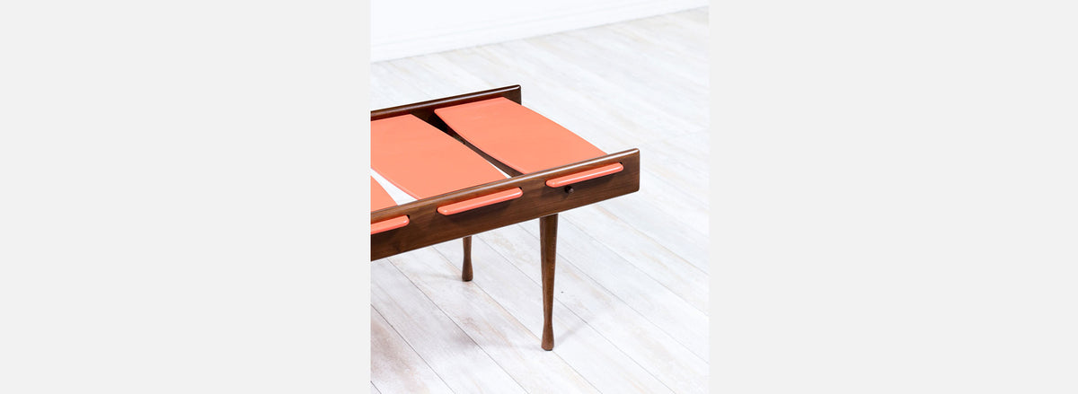 Mid-Century Modern Two-Tone Lacquered Coffee Table