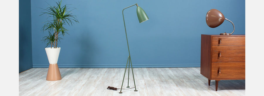 Greta M. Grossman “Grasshopper” Floor Lamp for Ralph O. Smith