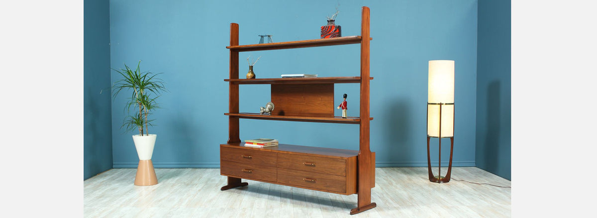 Mid-Century Modern Bookshelf