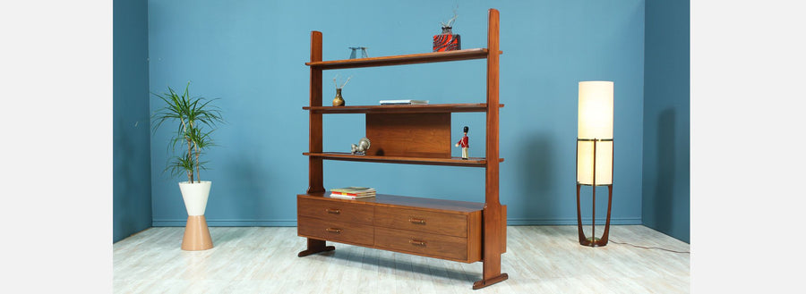 Mid-Century Modern Bookshelf
