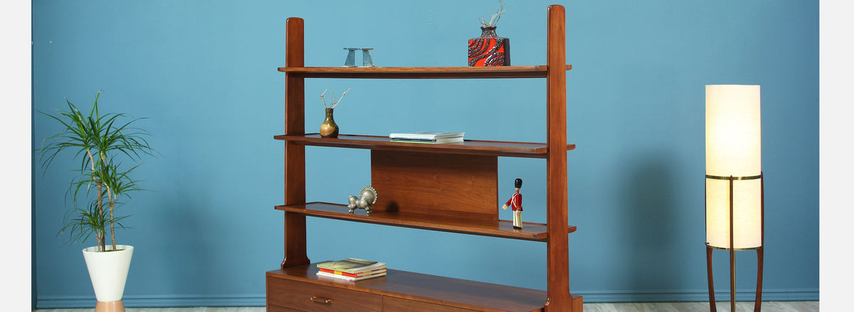 Mid-Century Modern Bookshelf