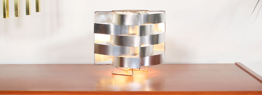 French Modernist  Uranus Table Lamp by Max Sauze 