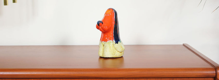 Ivo de Santis Ceramic Dog Sculpture for Gli Etruschi